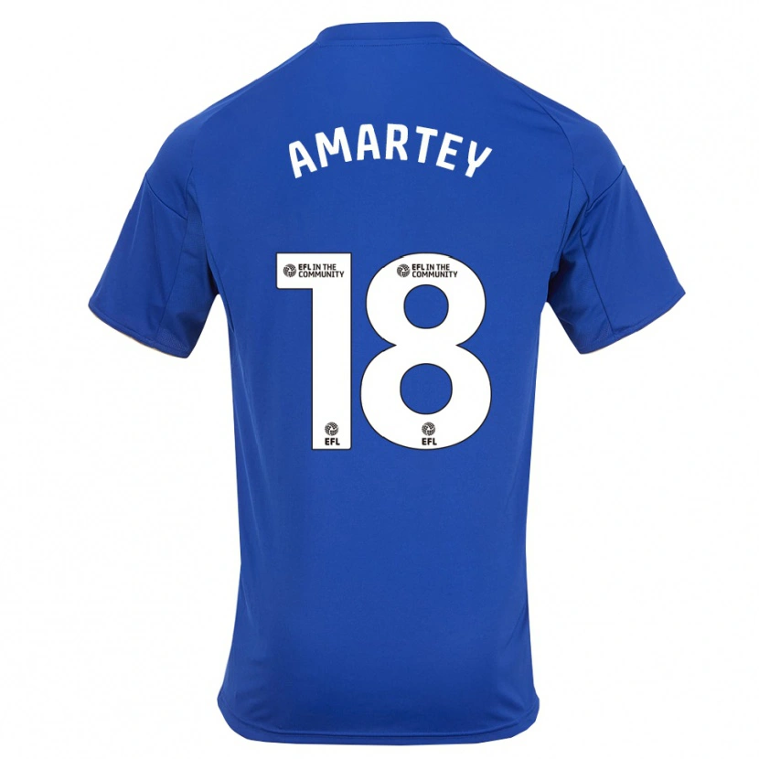Danxen Kinder Daniel Amartey #18 Blau Gold Heimtrikot Trikot 2025/26 T-Shirt Schweiz