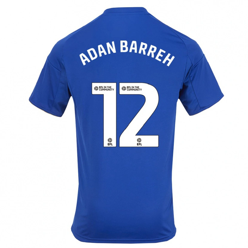 Danxen Kinder Hassan Adan Barreh #12 Blau Gold Heimtrikot Trikot 2025/26 T-Shirt Schweiz