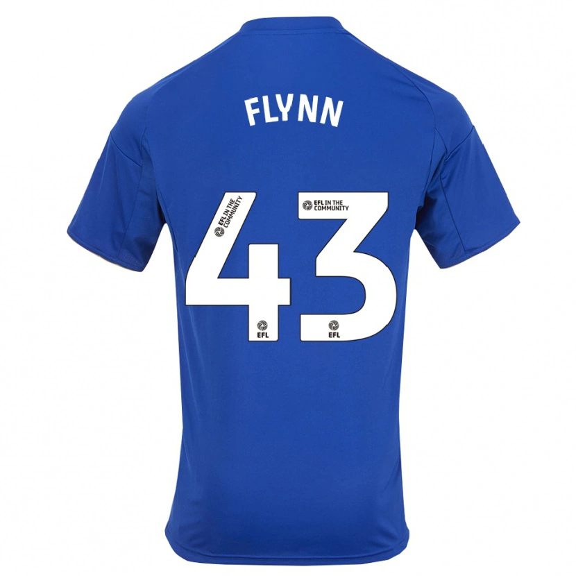 Danxen Kinder Shane Flynn #43 Blau Gold Heimtrikot Trikot 2025/26 T-Shirt Schweiz