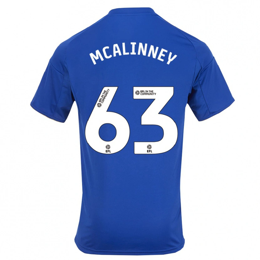 Danxen Kinder Liam Mcalinney #63 Blau Gold Heimtrikot Trikot 2025/26 T-Shirt Schweiz