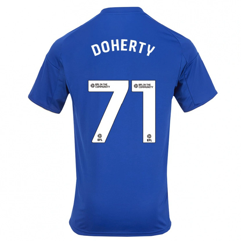 Danxen Kinder Arlo Doherty #71 Blau Gold Heimtrikot Trikot 2025/26 T-Shirt Schweiz