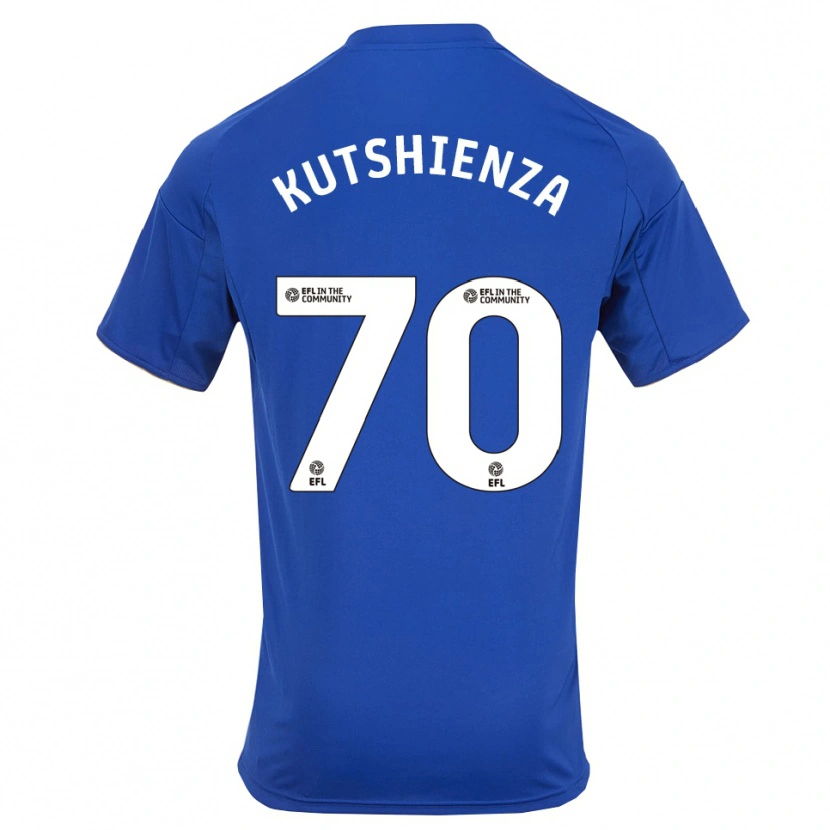 Danxen Kinder Jesper Kutshienza #70 Blau Gold Heimtrikot Trikot 2025/26 T-Shirt Schweiz