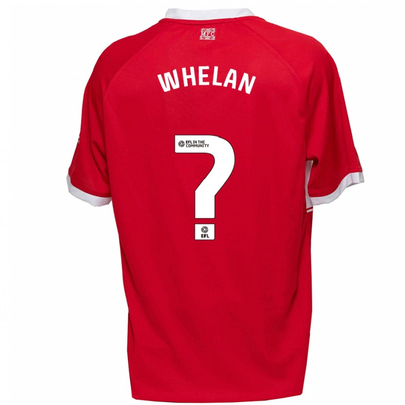 Danxen Kinder Frankie Whelan #0 Rot Weiß Heimtrikot Trikot 2025/26 T-Shirt Schweiz