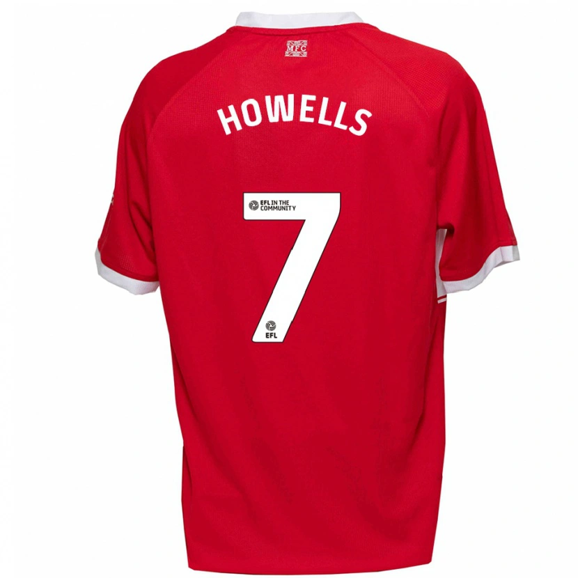 Danxen Kinder Max Howells #7 Rot Weiß Heimtrikot Trikot 2025/26 T-Shirt Schweiz