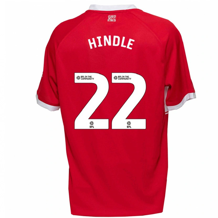 Danxen Kinder Rachel Hindle #22 Rot Weiß Heimtrikot Trikot 2025/26 T-Shirt Schweiz