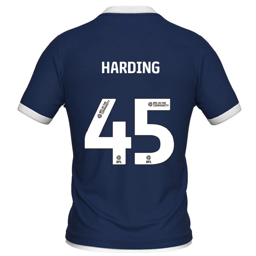 Danxen Kinder Wes Harding #45 Marine Weiß Heimtrikot Trikot 2025/26 T-Shirt Schweiz