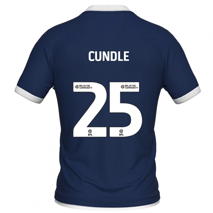 Danxen Kinder Luke Cundle #25 Marine Weiß Heimtrikot Trikot 2025/26 T-Shirt Schweiz