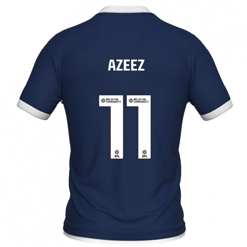 Danxen Kinder Femi Azeez #11 Marine Weiß Heimtrikot Trikot 2025/26 T-Shirt Schweiz