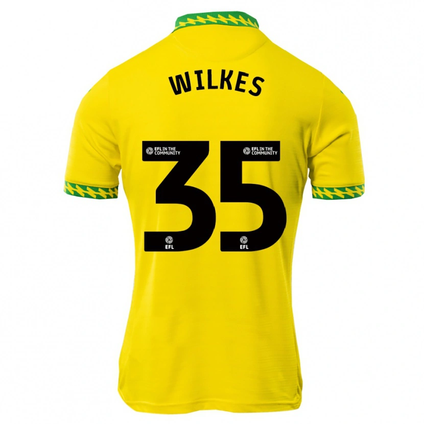 Danxen Kinder Reece Wilkes #35 Weiß Grün Heimtrikot Trikot 2025/26 T-Shirt Schweiz