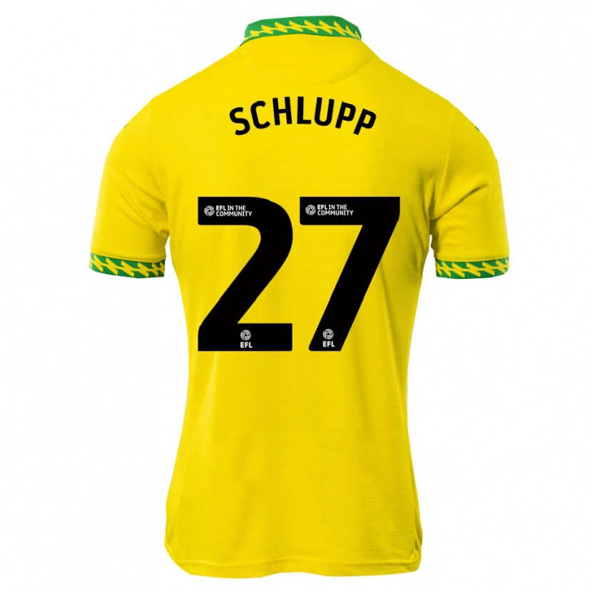 Danxen Kinder Jeffrey Schlupp #27 Weiß Grün Heimtrikot Trikot 2025/26 T-Shirt Schweiz