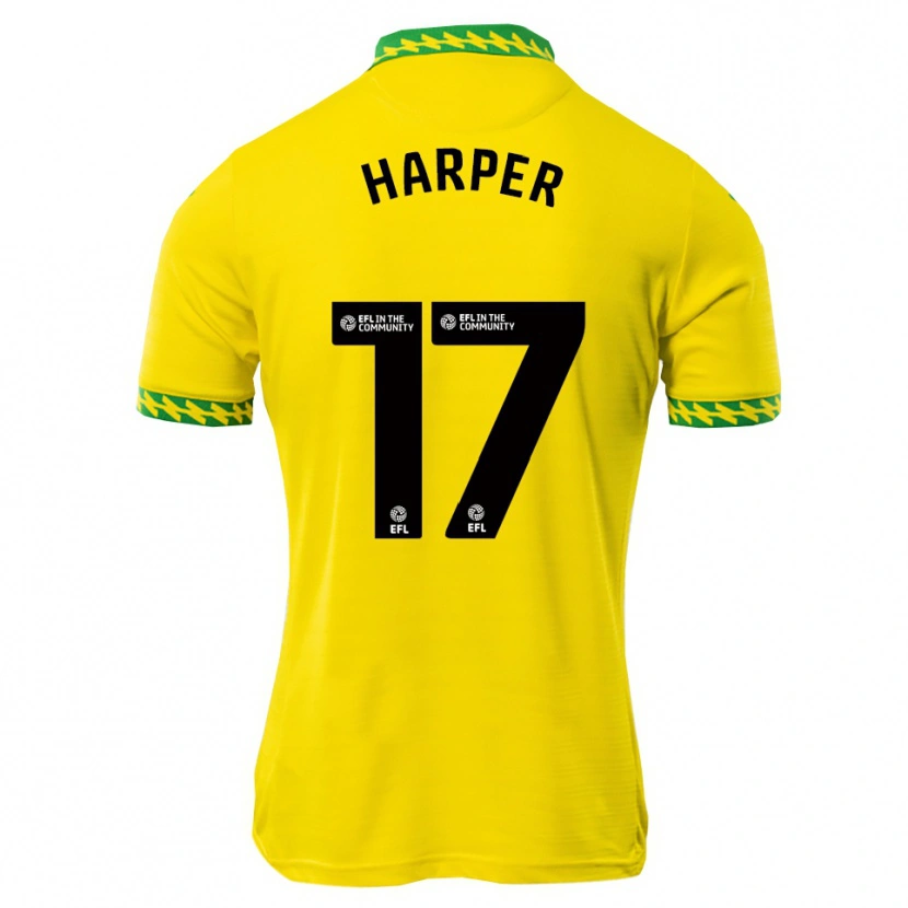 Danxen Kinder Jess Harper #17 Weiß Grün Heimtrikot Trikot 2025/26 T-Shirt Schweiz