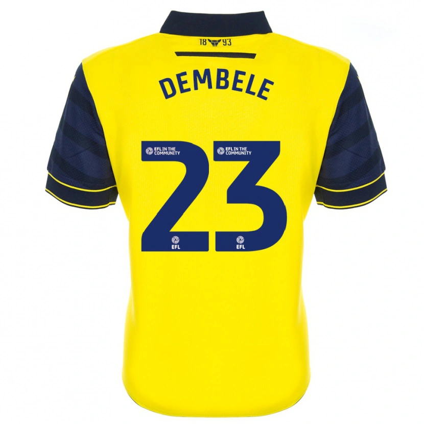 Danxen Kinder Siriki Dembélé #23 Gelb Marine Heimtrikot Trikot 2025/26 T-Shirt Schweiz