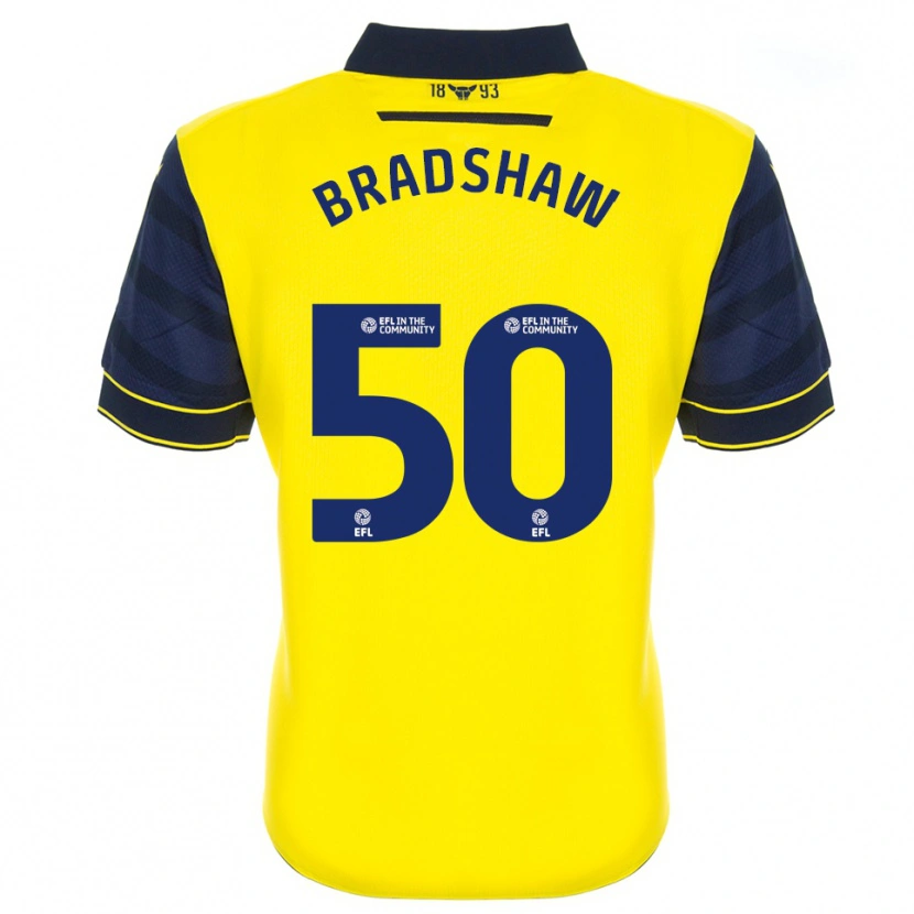 Danxen Kinder Tom Bradshaw #50 Gelb Marine Heimtrikot Trikot 2025/26 T-Shirt Schweiz