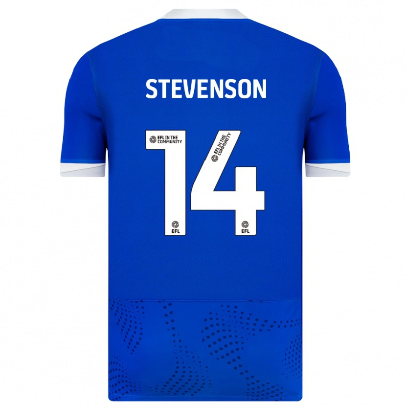 Danxen Kinder Ben Stevenson #14 Blau Weiß Heimtrikot Trikot 2025/26 T-Shirt Schweiz