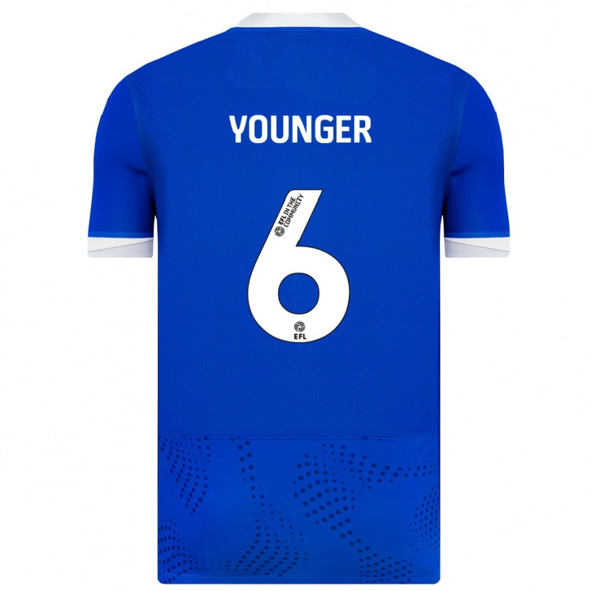 Danxen Kinder Jazz Younger #6 Blau Weiß Heimtrikot Trikot 2025/26 T-Shirt Schweiz