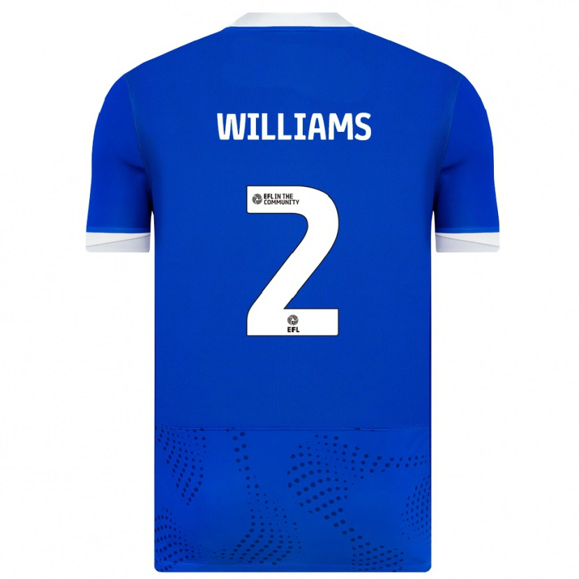 Danxen Kinder Jordan Williams #2 Blau Weiß Heimtrikot Trikot 2025/26 T-Shirt Schweiz