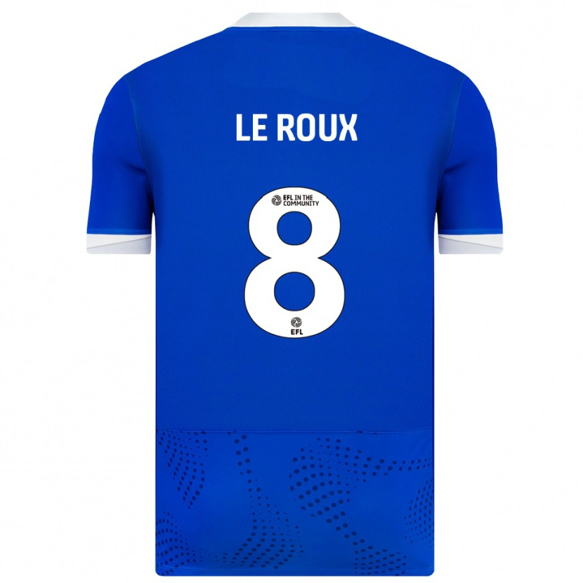Danxen Kinder Luke Le Roux #8 Blau Weiß Heimtrikot Trikot 2025/26 T-Shirt Schweiz