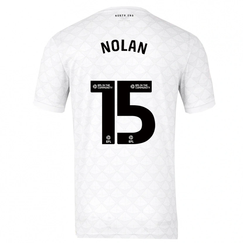 Danxen Kinder Ed Nolan #15 Weiß Rot Heimtrikot Trikot 2025/26 T-Shirt Schweiz