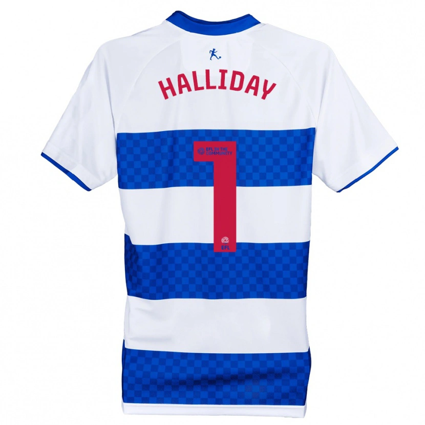 Danxen Kinder Joel Halliday #1 Blau Weiß Heimtrikot Trikot 2025/26 T-Shirt Schweiz