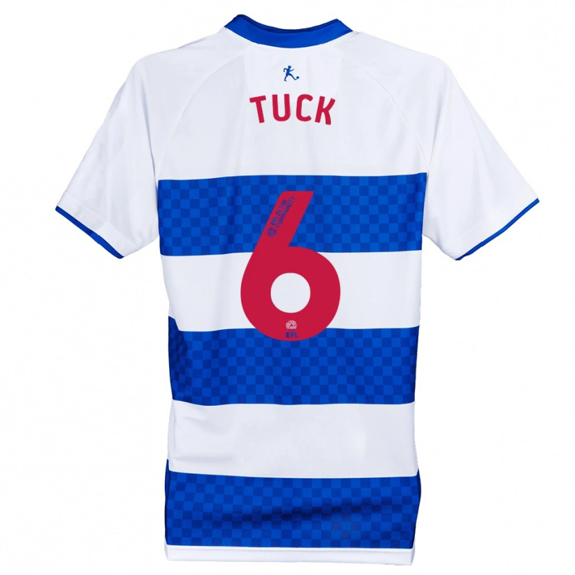 Danxen Kinder Alfie Tuck #6 Blau Weiß Heimtrikot Trikot 2025/26 T-Shirt Schweiz