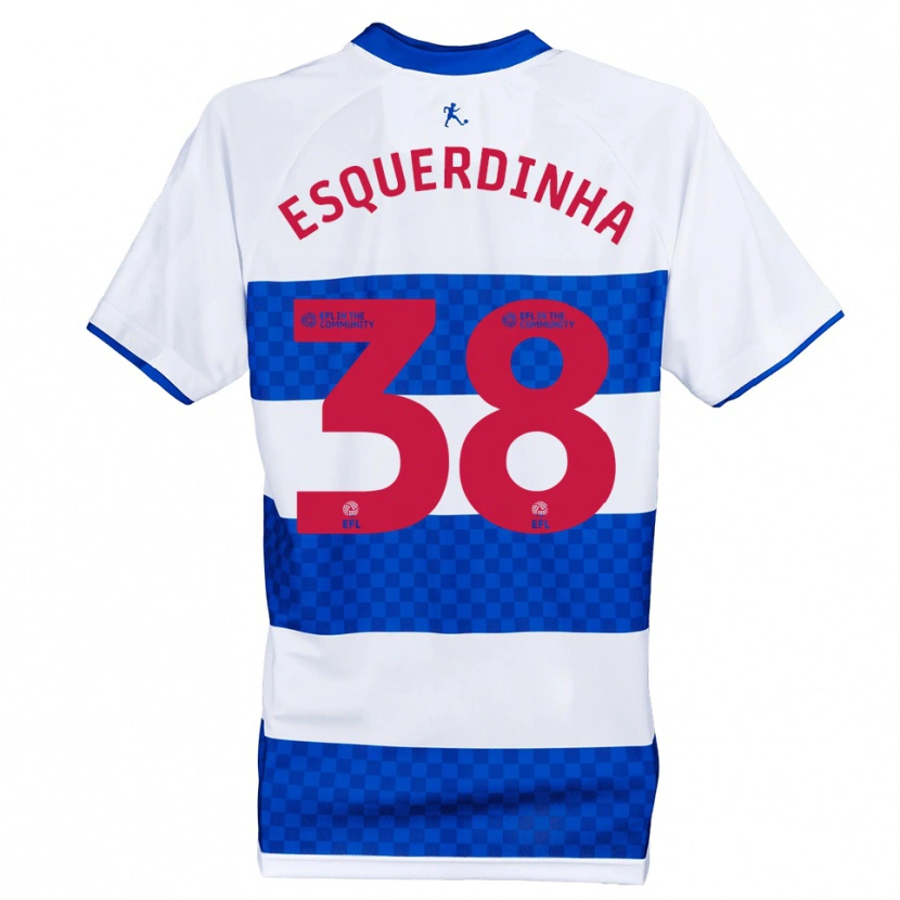 Danxen Kinder Esquerdinha #38 Blau Weiß Heimtrikot Trikot 2025/26 T-Shirt Schweiz