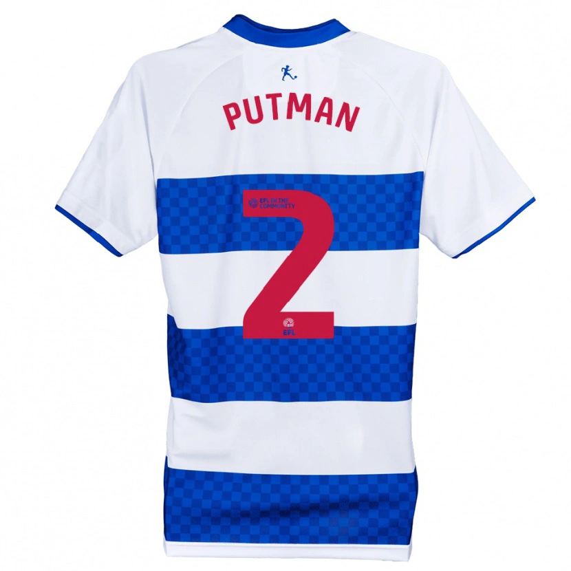 Danxen Kinder Jaiden Putman #2 Blau Weiß Heimtrikot Trikot 2025/26 T-Shirt Schweiz
