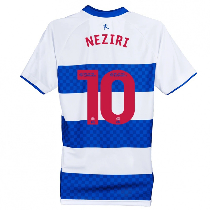 Danxen Kinder Enis Neziri #10 Blau Weiß Heimtrikot Trikot 2025/26 T-Shirt Schweiz