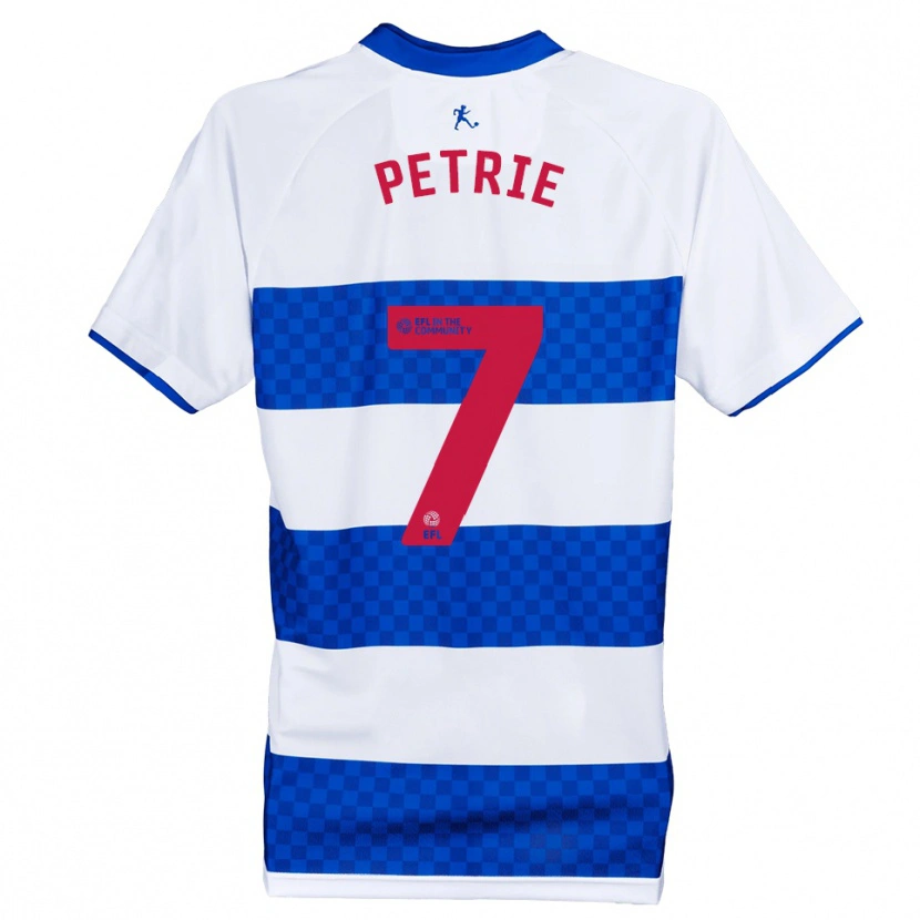Danxen Kinder Kieran Petrie #7 Blau Weiß Heimtrikot Trikot 2025/26 T-Shirt Schweiz