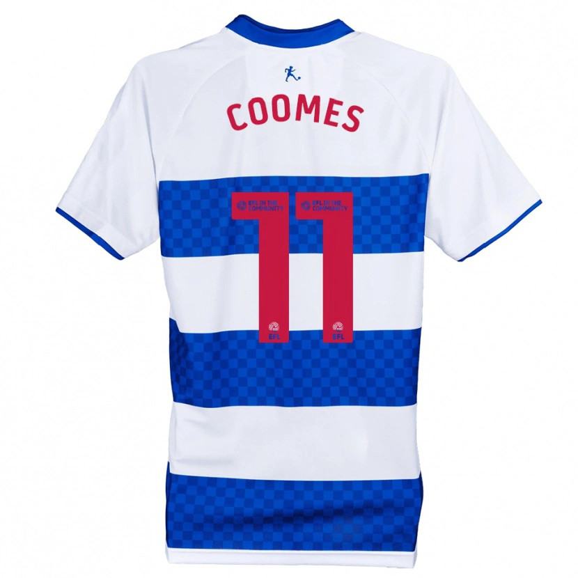 Danxen Kinder Jake Coomes #11 Blau Weiß Heimtrikot Trikot 2025/26 T-Shirt Schweiz