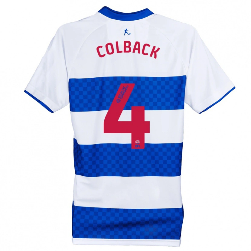 Danxen Kinder Jack Colback #4 Blau Weiß Heimtrikot Trikot 2025/26 T-Shirt Schweiz