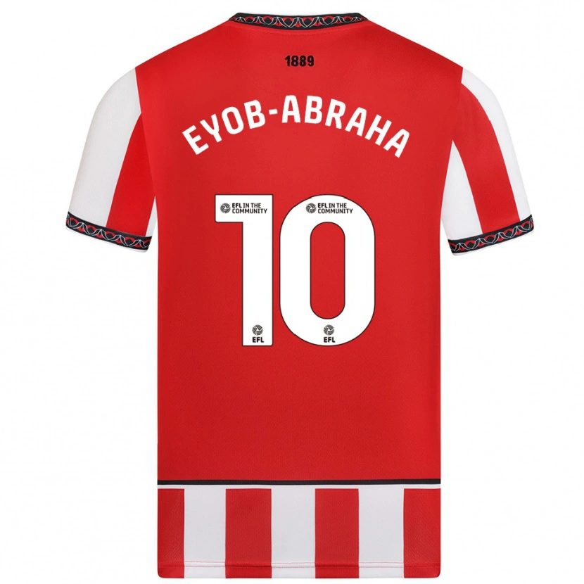 Danxen Kinder Siem Eyob-Abraha #10 Rot Weiß Heimtrikot Trikot 2025/26 T-Shirt Schweiz