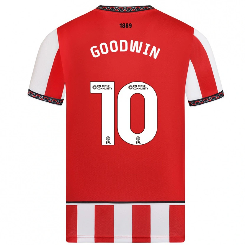 Danxen Kinder Isobel Goodwin #10 Rot Weiß Heimtrikot Trikot 2025/26 T-Shirt Schweiz