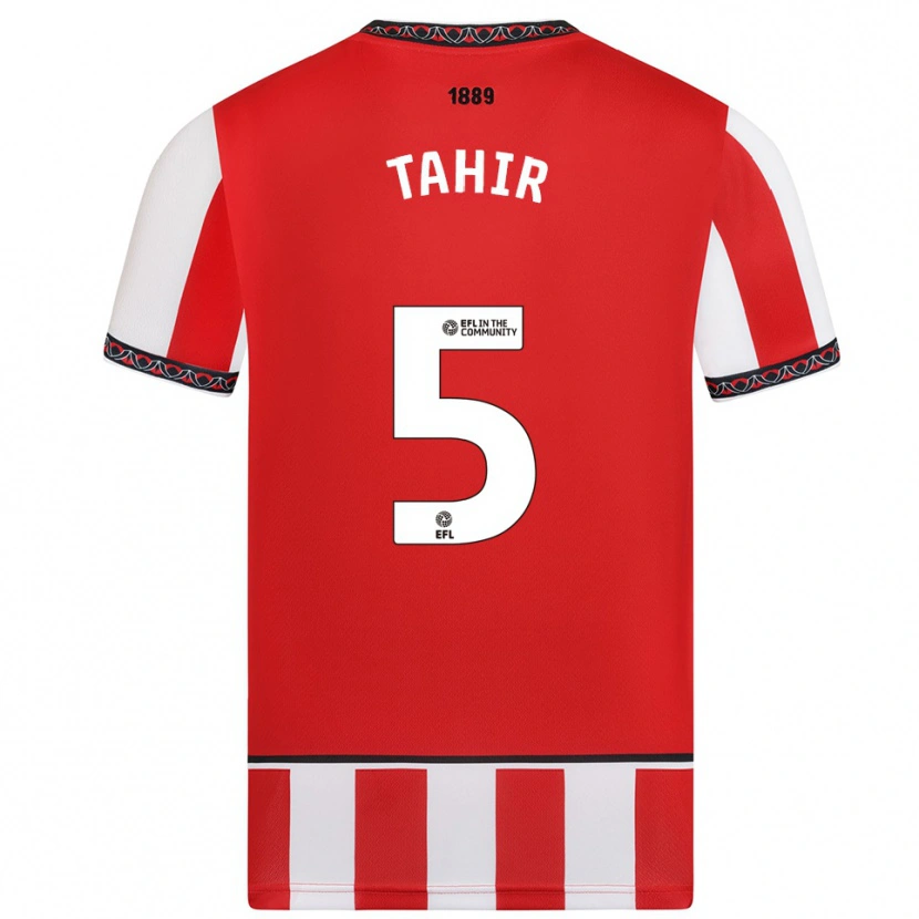 Danxen Kinder Zain Tahir #5 Rot Weiß Heimtrikot Trikot 2025/26 T-Shirt Schweiz