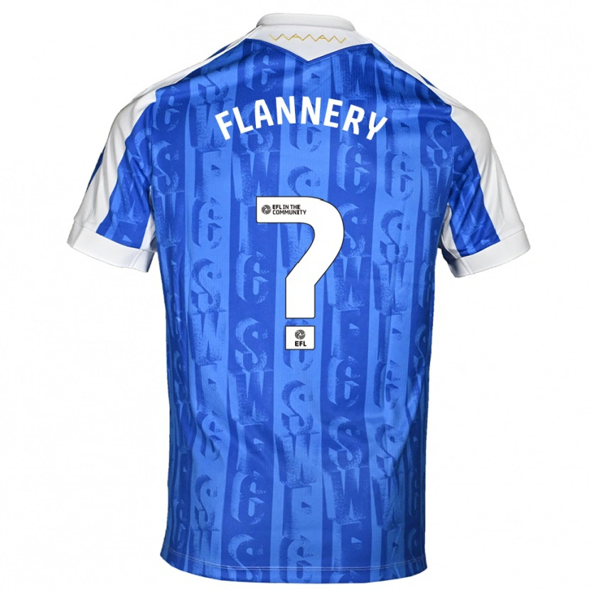 Danxen Kinder Cian Flannery #0 Blau Weiß Heimtrikot Trikot 2025/26 T-Shirt Schweiz
