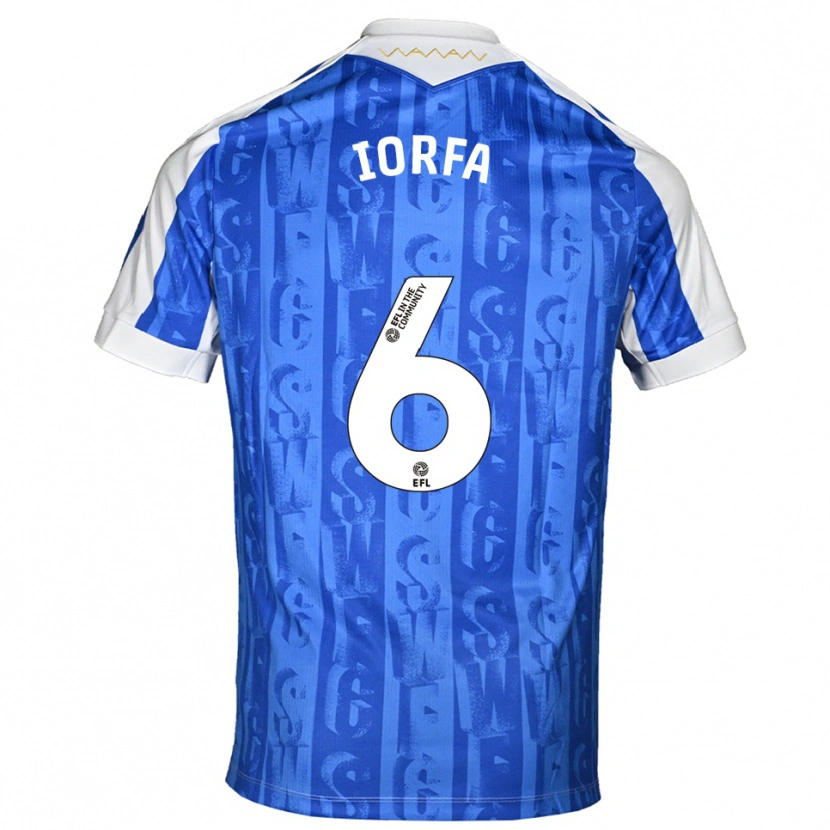 Danxen Kinder Dominic Iorfa #6 Blau Weiß Heimtrikot Trikot 2025/26 T-Shirt Schweiz