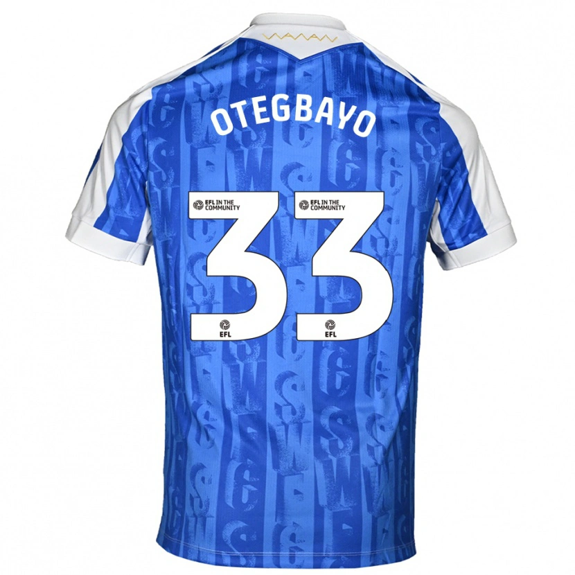 Danxen Kinder Gabriel Otegbayo #33 Blau Weiß Heimtrikot Trikot 2025/26 T-Shirt Schweiz