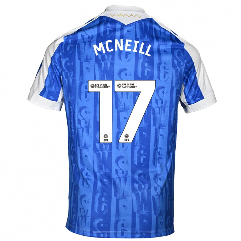 Danxen Kinder Charlie Mcneill #17 Blau Weiß Heimtrikot Trikot 2025/26 T-Shirt Schweiz