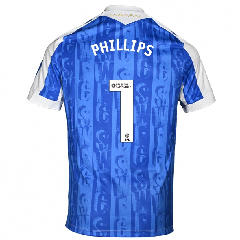 Danxen Kinder Jack Phillips #1 Blau Weiß Heimtrikot Trikot 2025/26 T-Shirt Schweiz