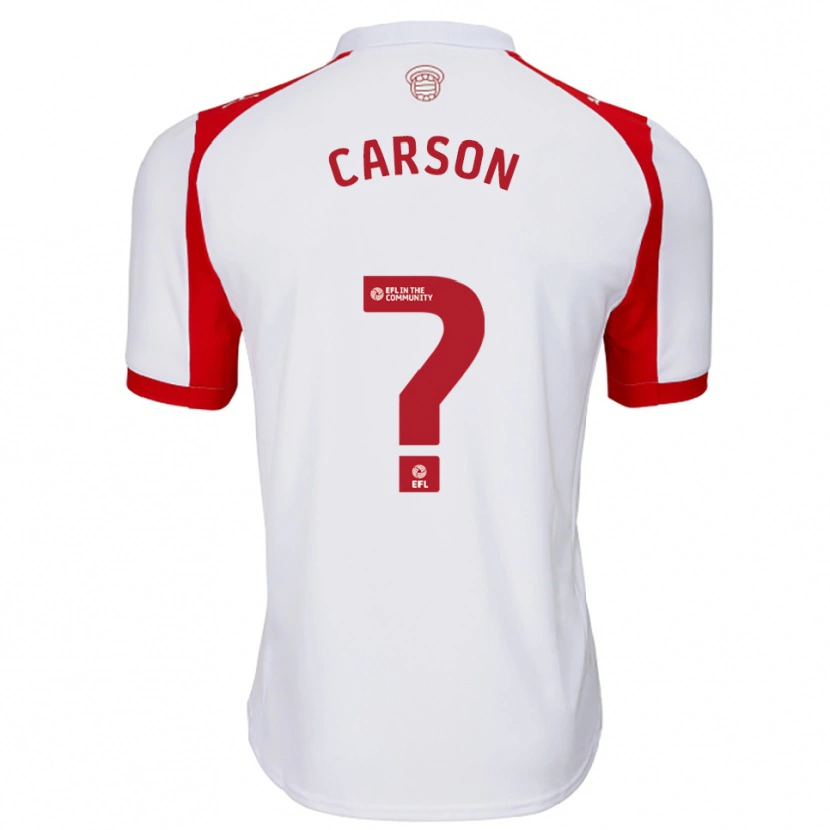 Danxen Kinder Matty Carson #0 Weiß Rot Heimtrikot Trikot 2025/26 T-Shirt Schweiz