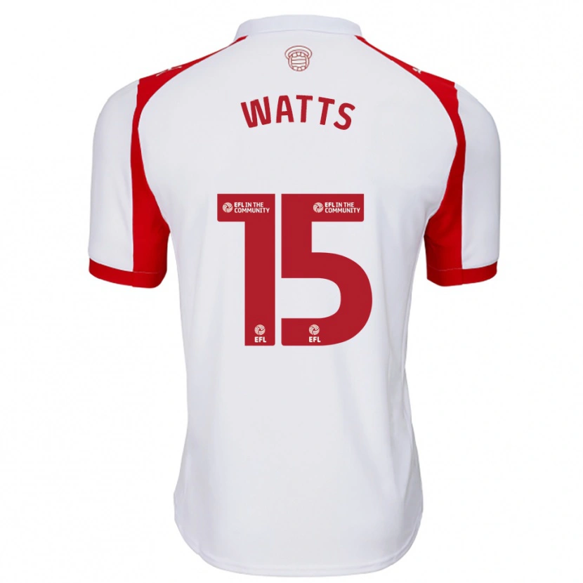 Danxen Kinder Harry Watts #15 Weiß Rot Heimtrikot Trikot 2025/26 T-Shirt Schweiz