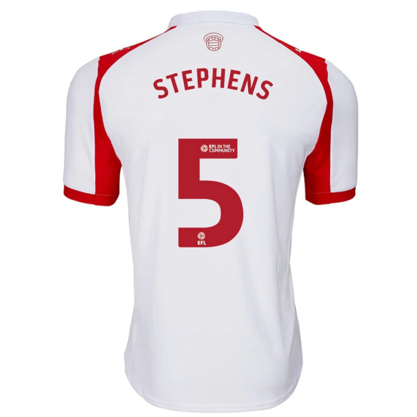 Danxen Kinder Jack Stephens #5 Weiß Rot Heimtrikot Trikot 2025/26 T-Shirt Schweiz