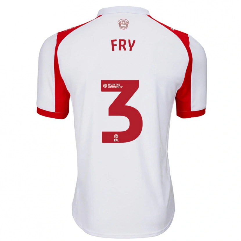 Danxen Kinder Max Fry #3 Weiß Rot Heimtrikot Trikot 2025/26 T-Shirt Schweiz