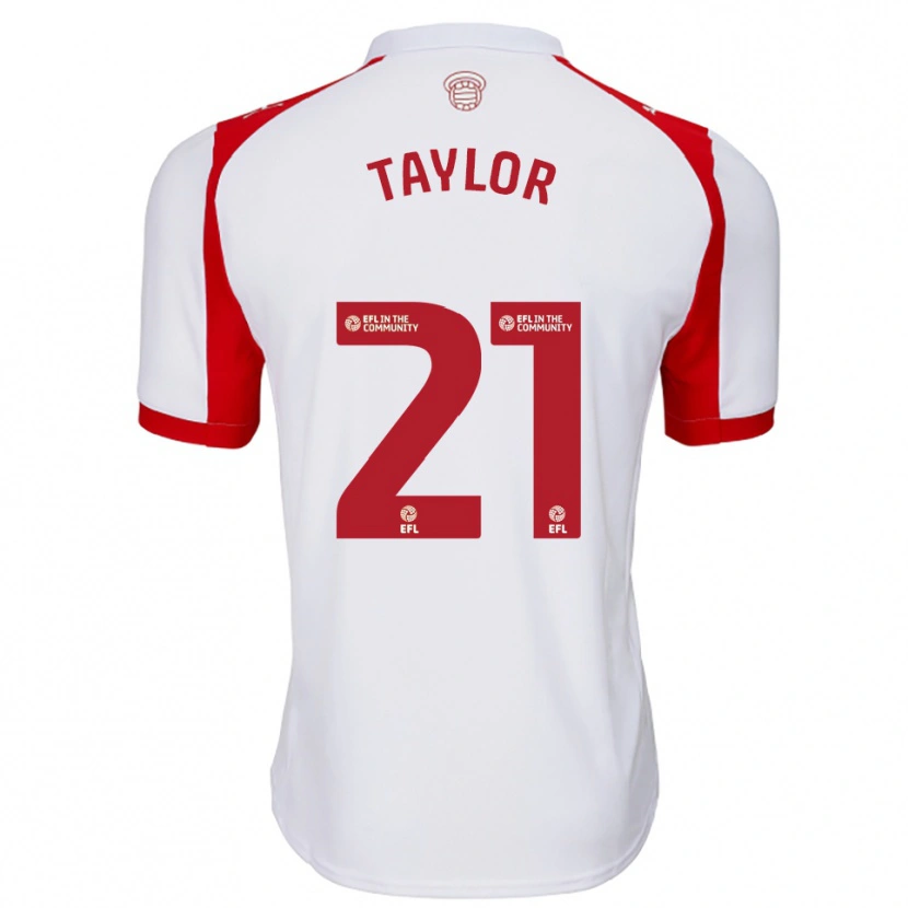 Danxen Kinder Charlie Taylor #21 Weiß Rot Heimtrikot Trikot 2025/26 T-Shirt Schweiz