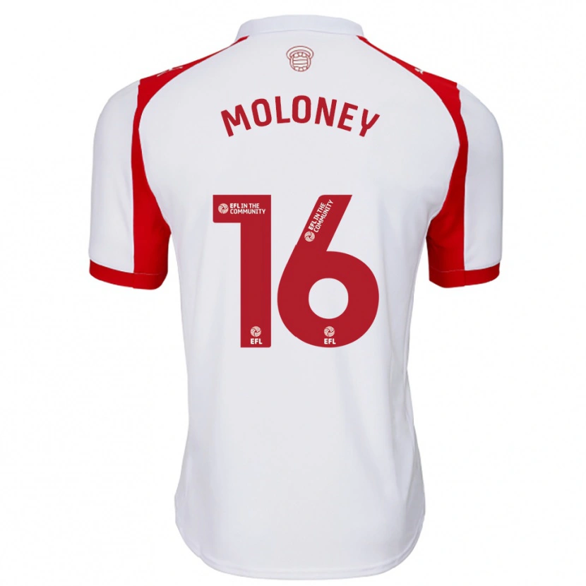 Danxen Kinder George Moloney #16 Weiß Rot Heimtrikot Trikot 2025/26 T-Shirt Schweiz