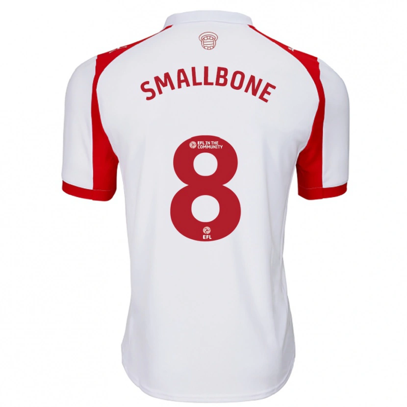 Danxen Kinder Will Smallbone #8 Weiß Rot Heimtrikot Trikot 2025/26 T-Shirt Schweiz