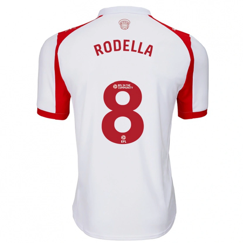 Danxen Kinder Leo Rodella #8 Weiß Rot Heimtrikot Trikot 2025/26 T-Shirt Schweiz