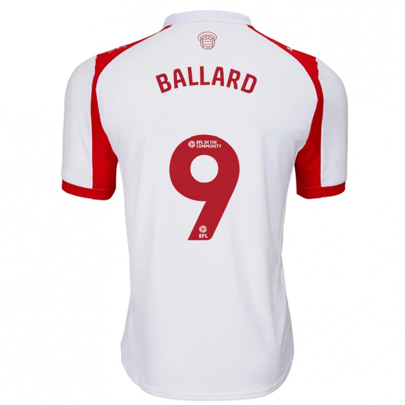 Danxen Kinder Dom Ballard #9 Weiß Rot Heimtrikot Trikot 2025/26 T-Shirt Schweiz