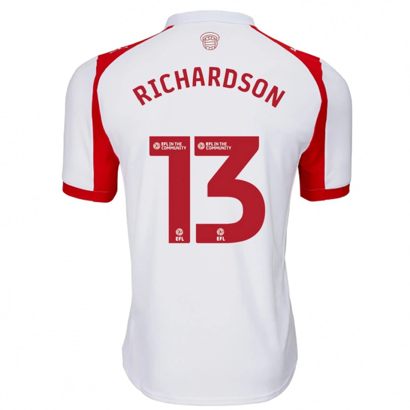 Danxen Kinder Cale Richardson #13 Weiß Rot Heimtrikot Trikot 2025/26 T-Shirt Schweiz