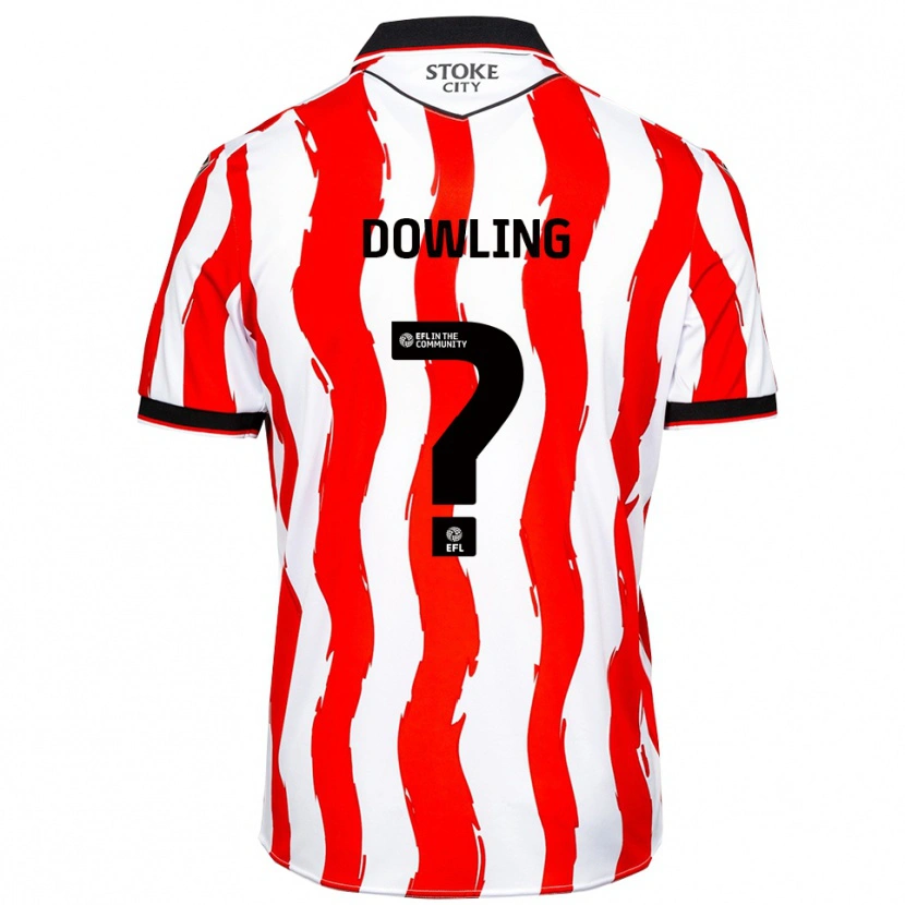Danxen Kinder Will Dowling #0 Weiß Rot Heimtrikot Trikot 2025/26 T-Shirt Schweiz