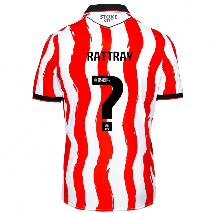 Danxen Kinder Zane Rattray #0 Weiß Rot Heimtrikot Trikot 2025/26 T-Shirt Schweiz